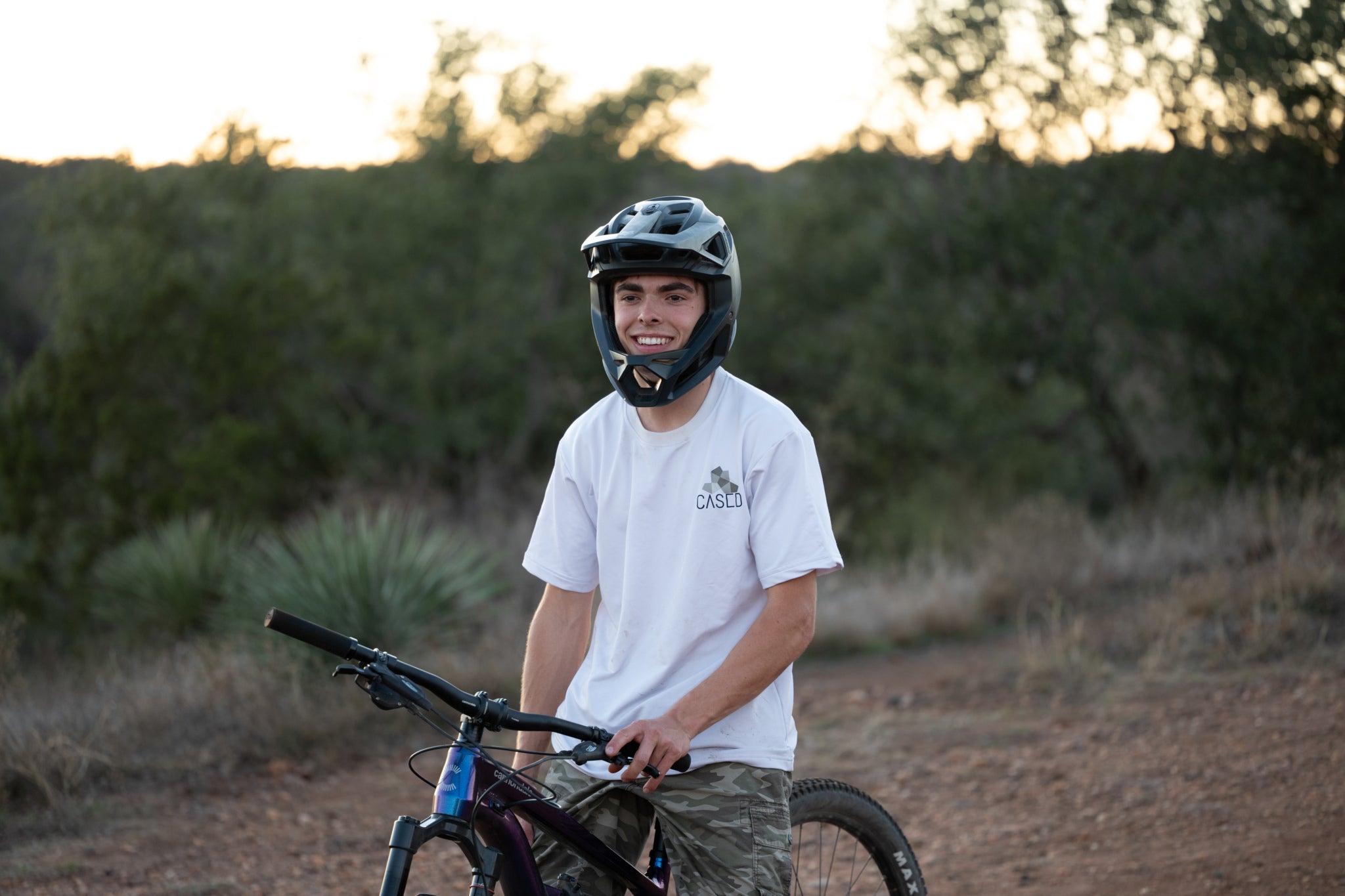 First, this teenager built a bike park. Now he’s created an MTB protection and clothing line
