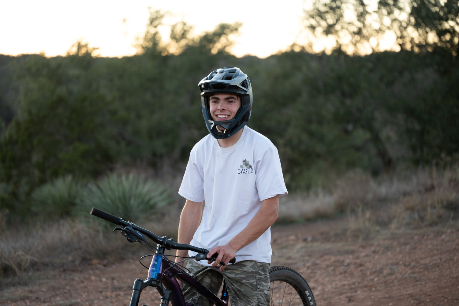 First, this teenager built a bike park. Now he’s created an MTB protection and clothing line