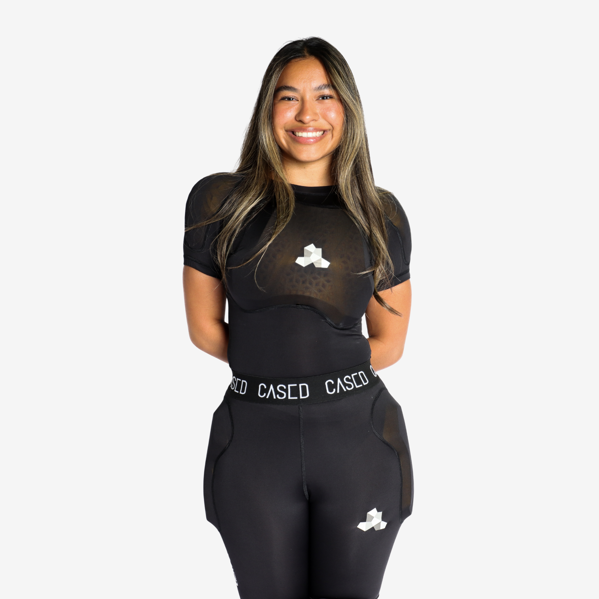 Cased short sleeved protective shirt for MTB, skiing and snowboarding [model_info_2]