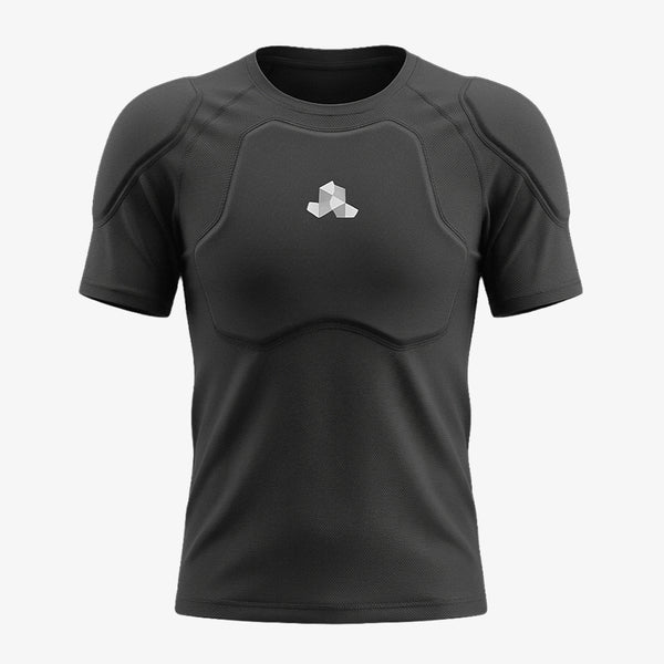 Front view of Cased inner protective short-sleeve designed to provide protection without heat, bulk, or restricted movement.