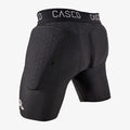 Rear view of Cased MTB inner protective shorts designed with CE Level 2 protection to help prevent injury without discomfort.