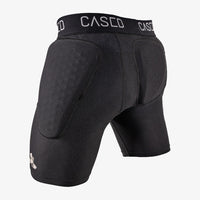 Rear view of Cased MTB inner protective shorts designed with CE Level 2 protection to help prevent injury without discomfort.