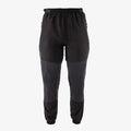 Front view of Cased MTB pants, designed with Cordura® knee panels and mesh panels for breathability, comfort, and durability.
