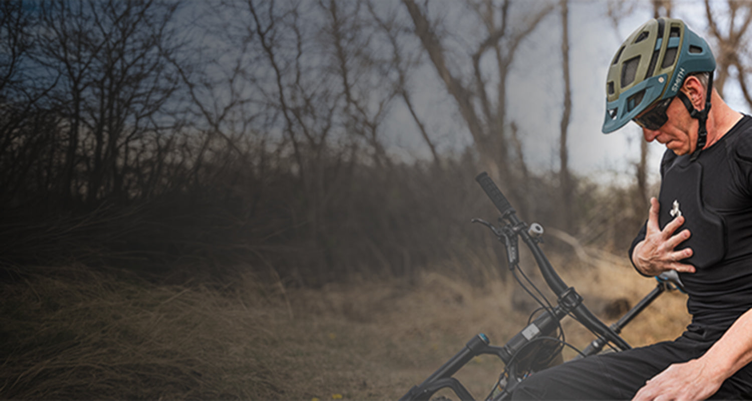 Cased long sleeve inner protective gear absorbs 89% of impact energy.