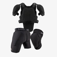 Padded Upper Shell + Inner Protective Shorts + Knee Pads Bundle